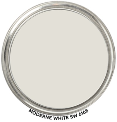 Sherwin Williams Moderene White paint color. #sherwinwilliamsmodernewhite #paintcolors #whitepaintcolor #bestwhitepaintcolor