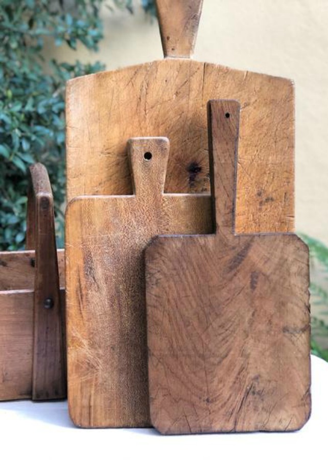 Vintage wood rustic cutting boards