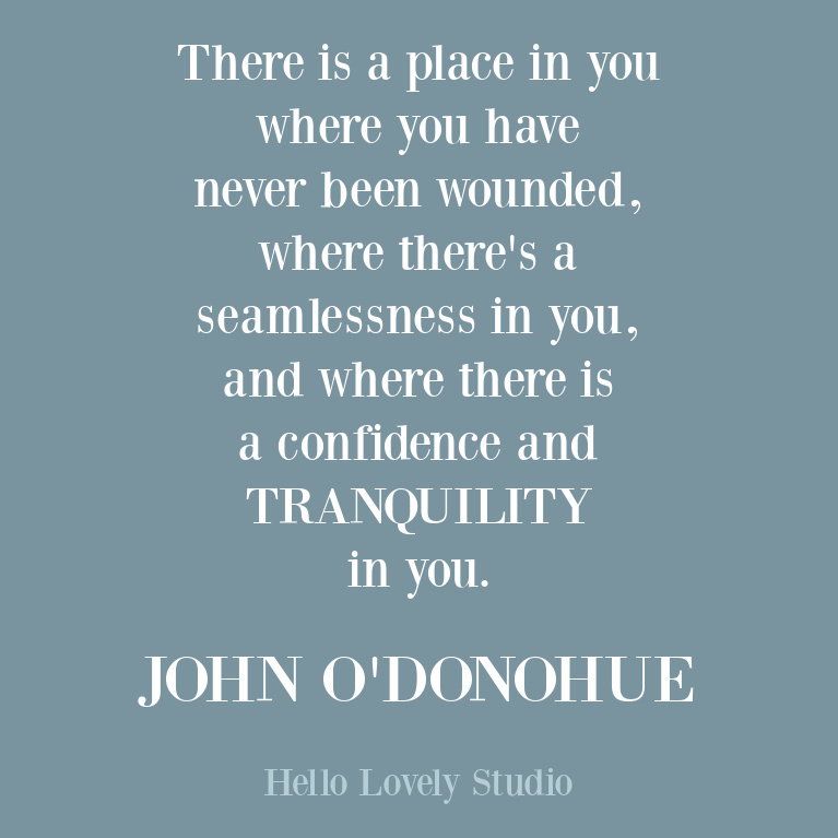 John O'Donohue inspirational quote about the inner life, contemplation, and beauty. #inspirationalquote #poetry #johnodonohue