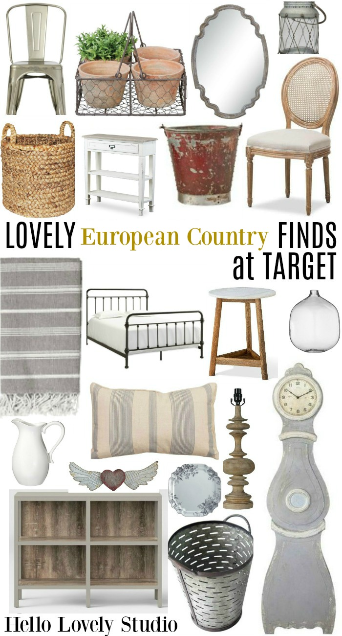 It really is possible to score low cost European country style decor for your home with these suggestions for shopping at Target! #hellolovelystudio #europeancountrydecor #europeancountry #interiordesign #homedecor #rusticdecor