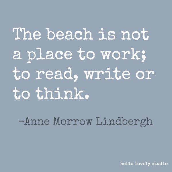 Inspirational quote about ocean, beach, sunset on Hello Lovely Studio. #quotes #inspirationalquotes #ocean #beach #sunset