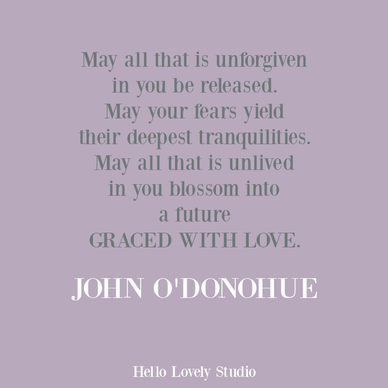 Blessing quote by John O'Donohue on Hello Lovely Studio. #blessing #inspirationalquote #johnodonohue