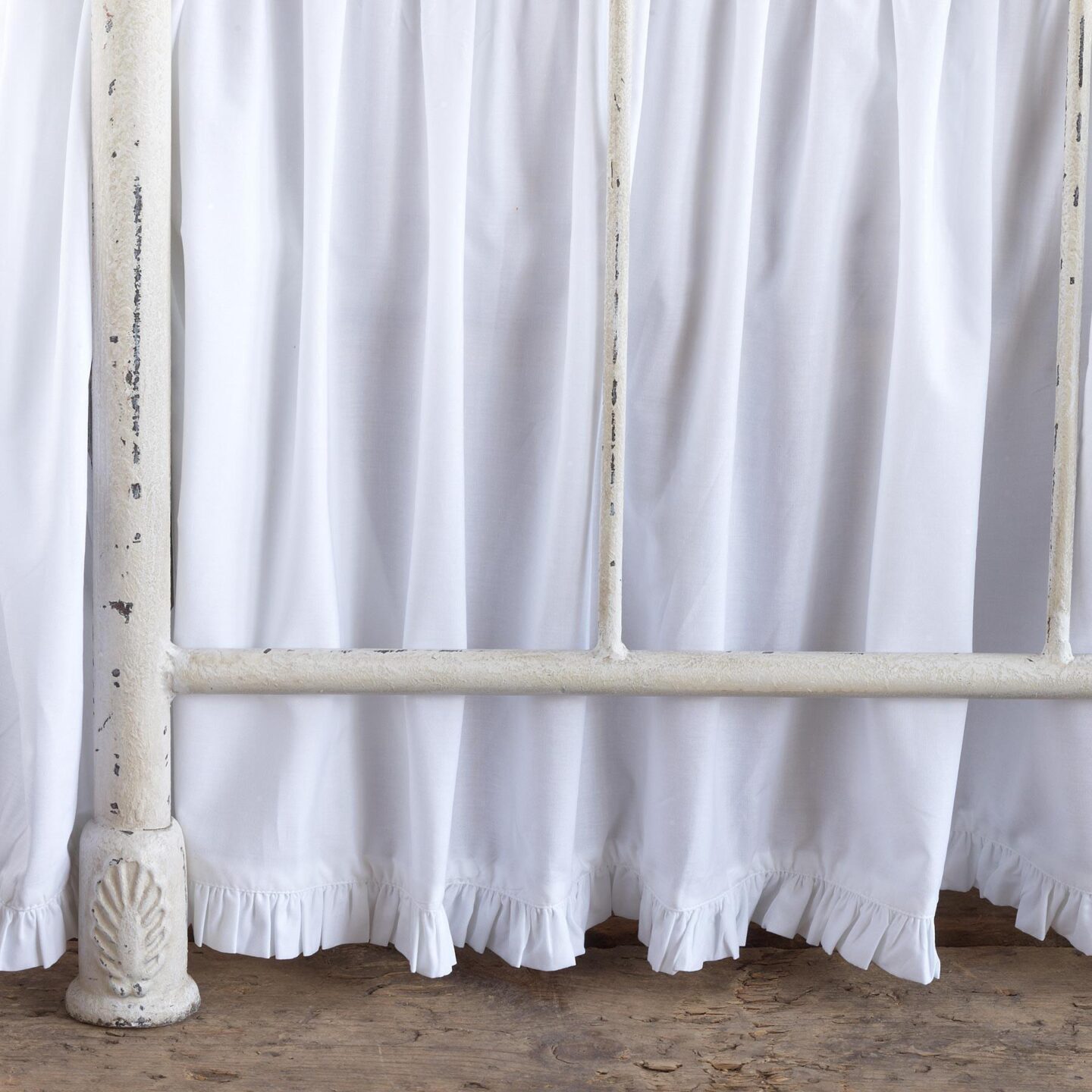 Country ruffle bedskirt from Sundance. #bedroomdecor #bedskirt #interiordesign