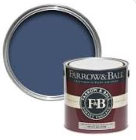 Drawing Room Blue (Farrow & Ball) paint color. #drawingroomblue #bluepaintcolors
