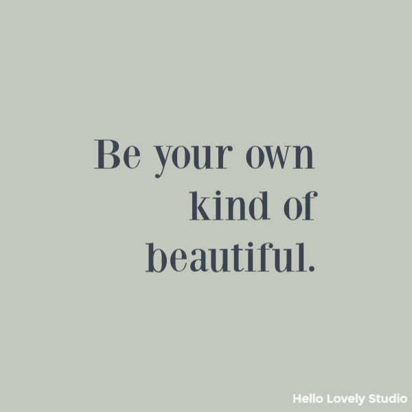 Inspirational quote about beauty on Hello Lovely Studio. #beautyquote #inspirationalquotes #quotes