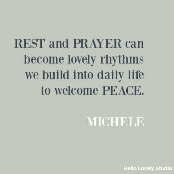 Inspirational quote about peace on Hello Lovely Studio. #peacequote #inspirationalquotes #quotes