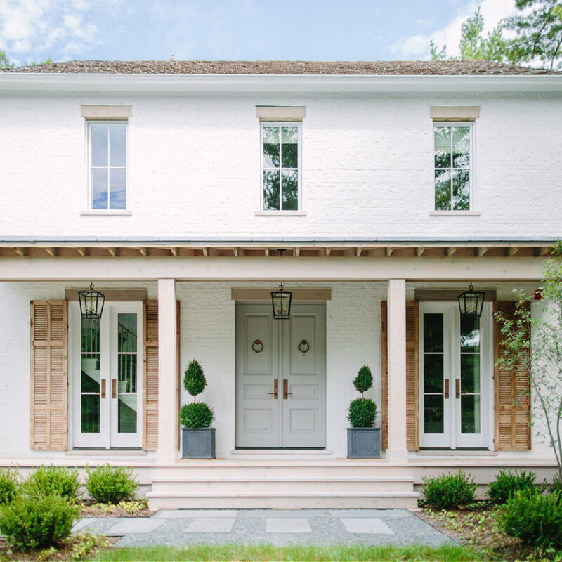 White Homes + White Exterior Paint Colors to Try Now! Hello