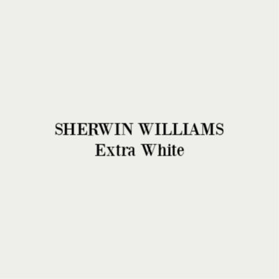 SHERWIN WILLIAMS Extra White paint color. #paintcolors #sherwinwilliams #extrawhite