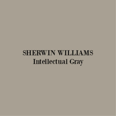 Sherwin Williams Intellectual Gray paint color. #sherwinwilliams #intellectualgray #paintcolors