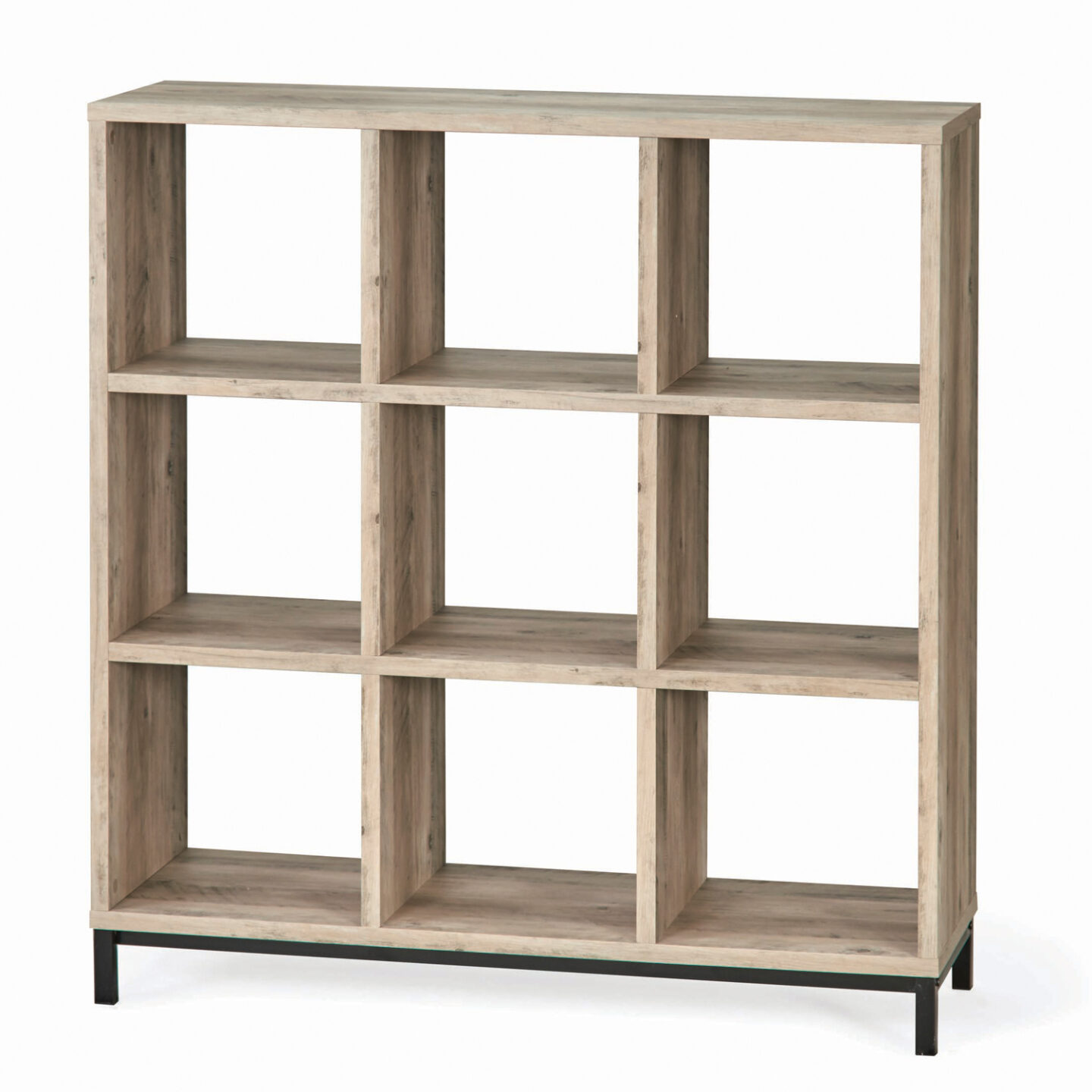 9 Cube Storage Organizer with Base a lot like Ikea Kallax but from BHG. #cubestorage #shelves #ikeakallax