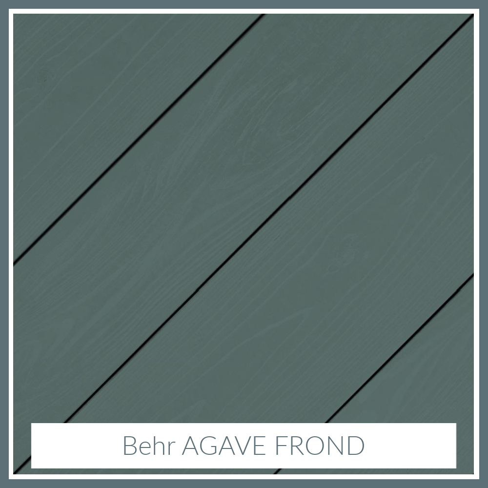 Agave Frond (Behr) paint color for a tranquil, moody, deep blue-green-gray-teal vibe. #agavefrond #paintcolors