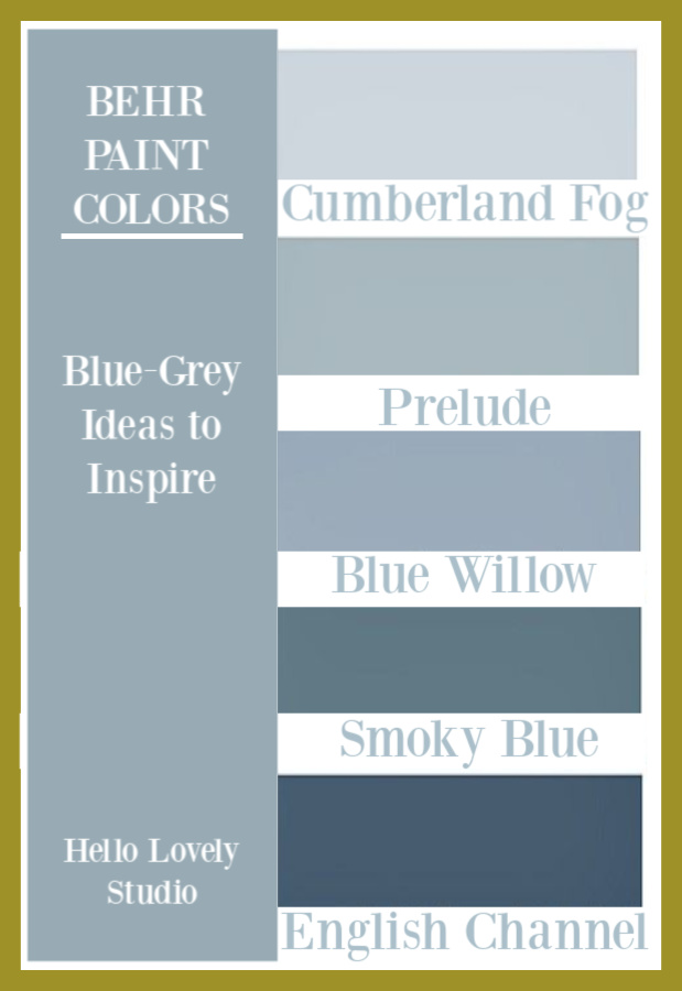 The Best Blue Gray Paint Colors