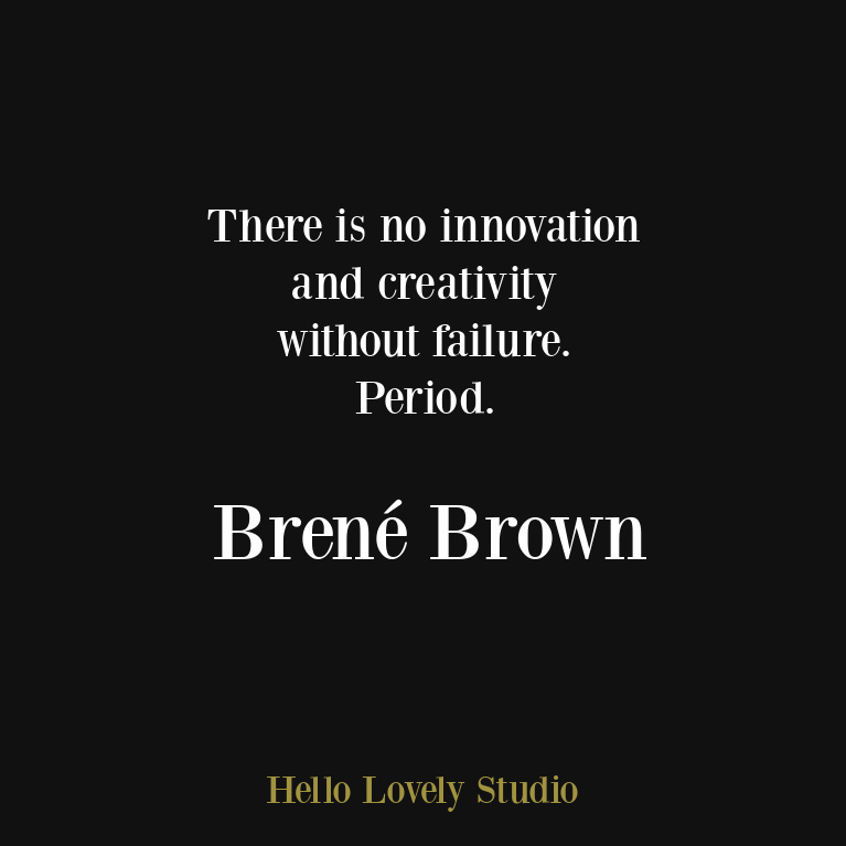 Brené Brown inspirational quote about kindness, imperfection, vulnerability, authenticity, and self-care. #personalgrowth #brenebrownquotes #vulnerability #selfcarequotes