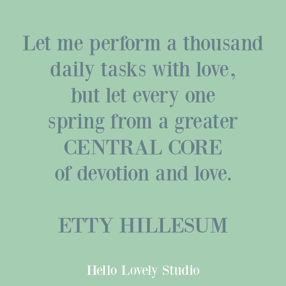 Etty Hillesum life quote to inspire on Hello Lovely. #lifequote #lovequote #spiritualityquotes