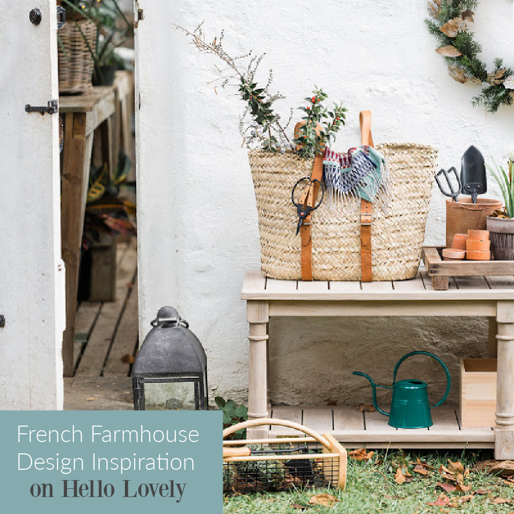 French farmhouse design inspiration on Hello Lovely Studio. #frenchfarmhouse #furniture #interiordesign #frenchfarmhousedecor