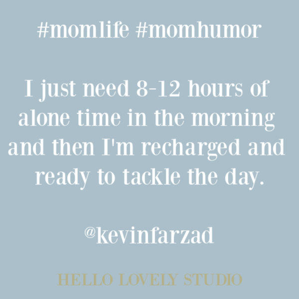 Humor and funny quote about parenting and motherhood on Hello Lovely Studio. #mommeme #momhumor #parentingmeme #funnyquote #quotes #humorquote #parentinghumor