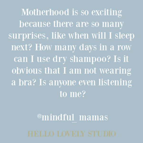 Humor and funny quote about parenting and motherhood on Hello Lovely Studio. #mommeme #momhumor #parentingmeme #funnyquote #quotes #humorquote #parentinghumor