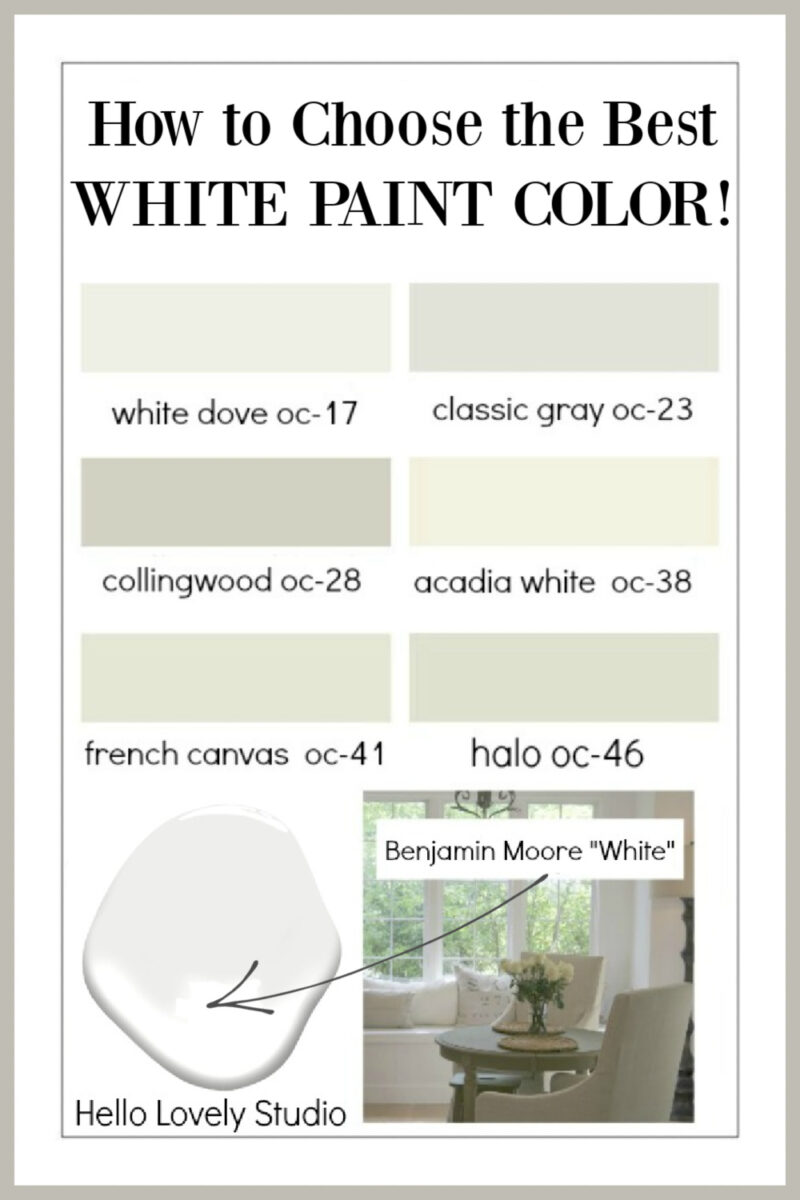 How to Choose the Best White Paint Color Every Time! Hello Lovely