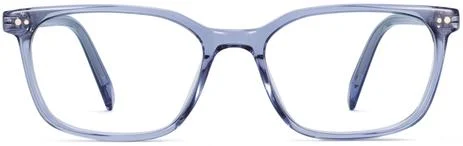 Warby Parker Weathers frames in Periwinkle Crystal. #bluegrey #eyeglasses #warbyparker