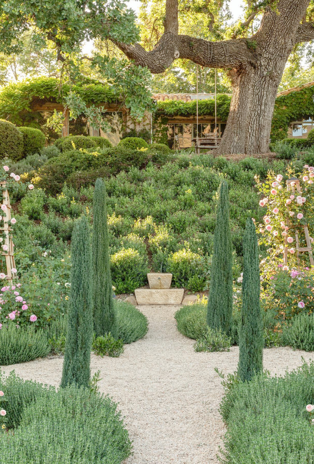 Gorgeous gardens at Patina Farm in Ojai, California - Brooke Giannetti of Velvet & Linen.