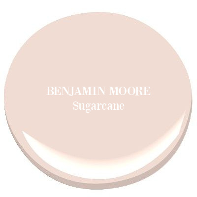 Benjamin Moore Sugarcane is a lovely, timeless, sophisticated blush pink to consider for your interiors. #benjaminmoore #sugarcane #paintcolors #pinkpaint #interiordesign