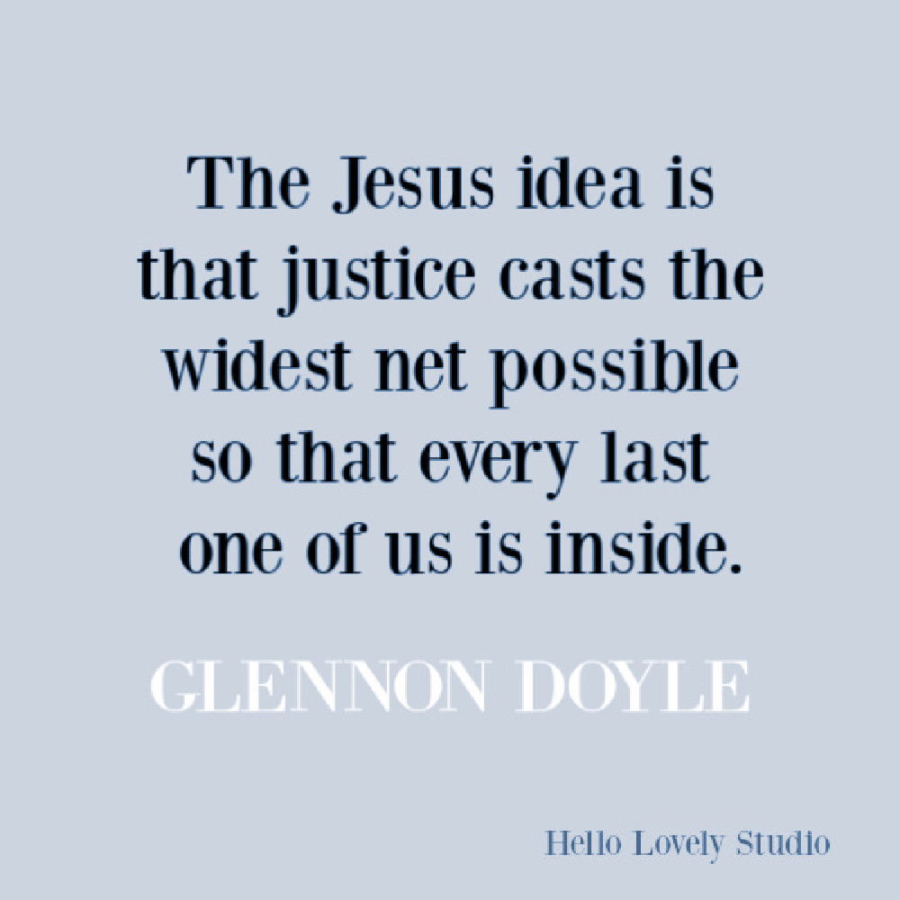 Faith, spirituality and inspirational quote on Hello Lovely Studio. #quotes #inspirationalquotes #spirituality #christianity #faithquotes #glennondoyle