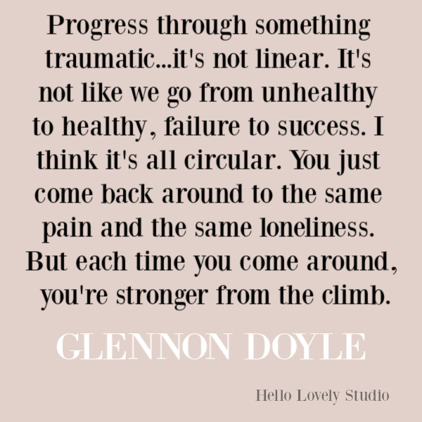 Faith, spirituality and inspirational quote on Hello Lovely Studio. #quotes #inspirationalquotes #spirituality #christianity #faithquotes #glennondoyle #untamed