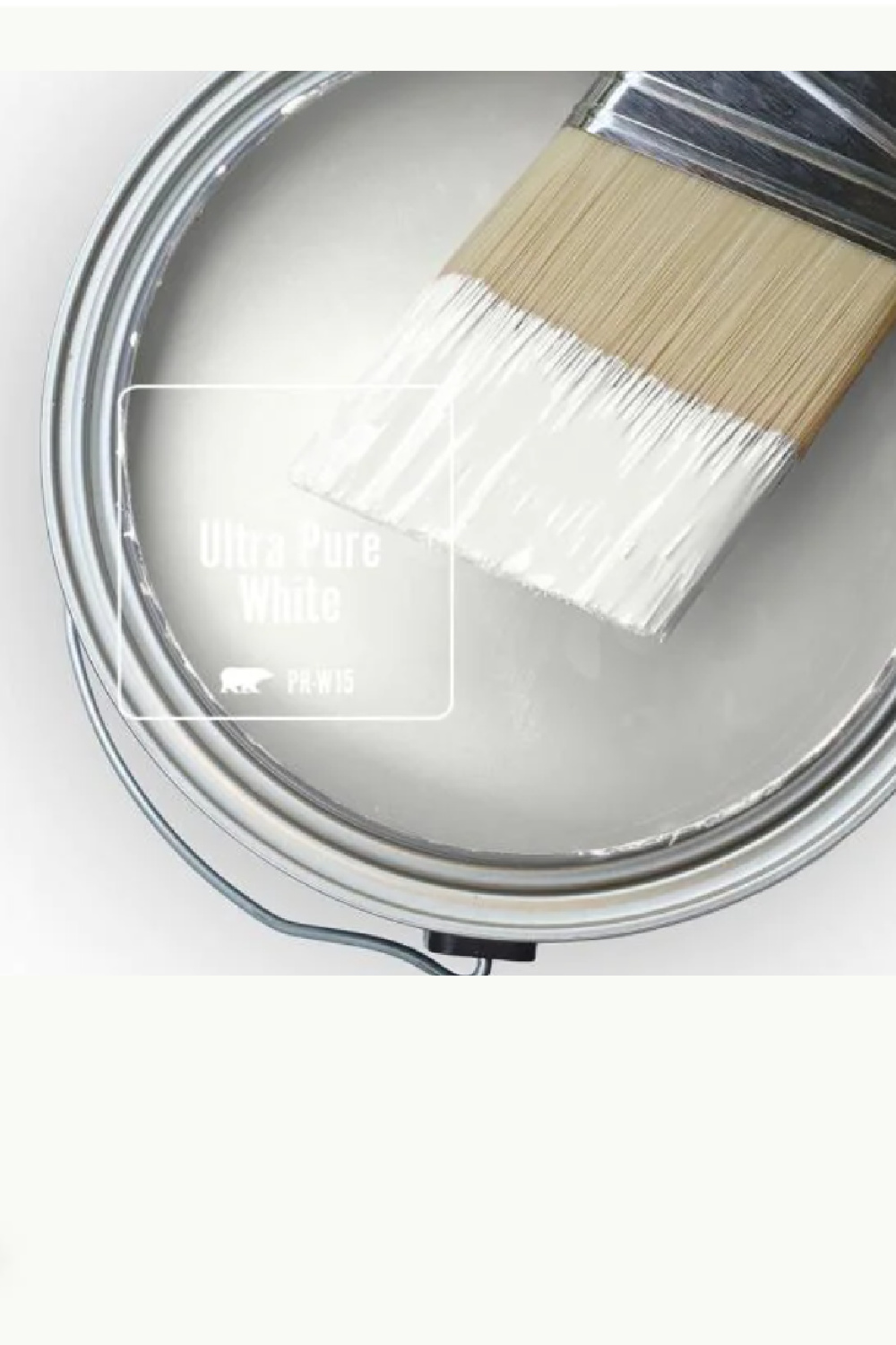 Behr Ultra Pure White paint color is a gorgeous bright cool white with minimal undertones since it is their base that all the other whites begin with. #ultrapurewhite #bestwhitepaintcolors