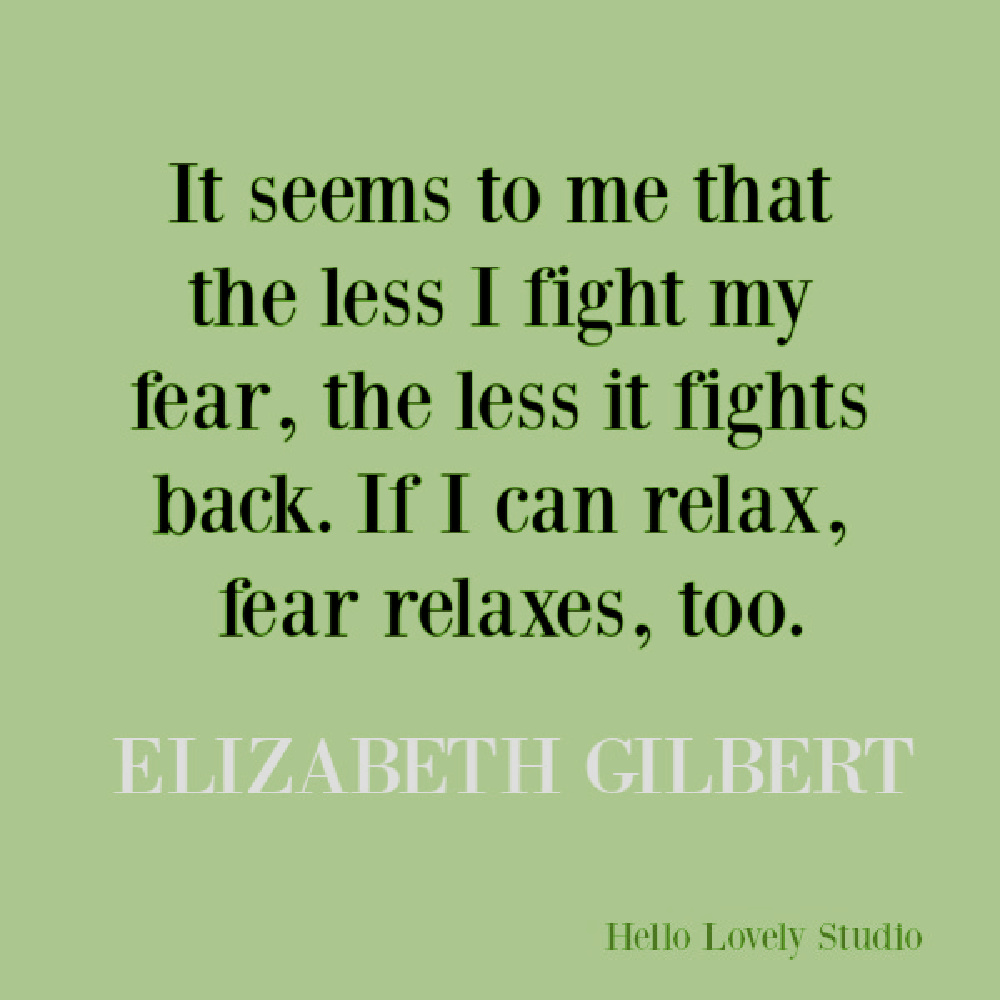 Elizabeth Gilbert inspirational quote. #elizabethgilbert #quotes #inspirationalquotes