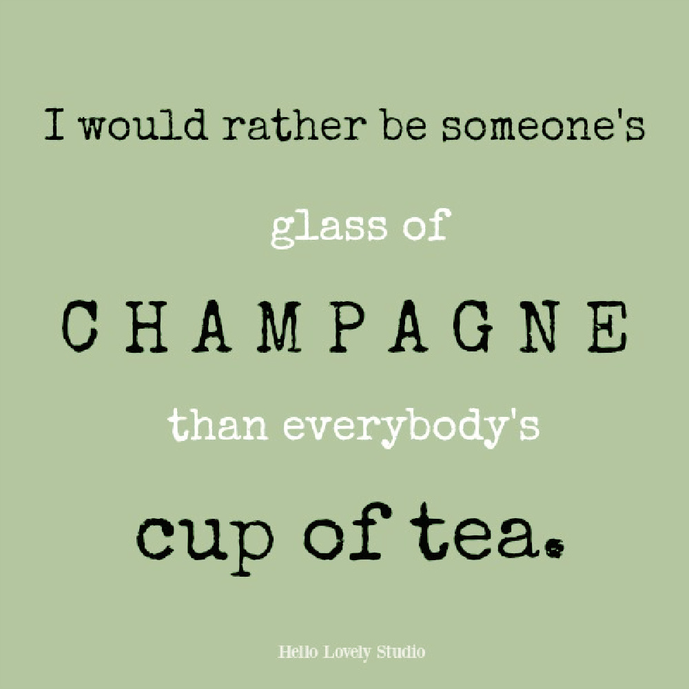 Whimsical quote about not pleasing everyone on Hello Lovely. #champagnequotes #whimsicalquotes