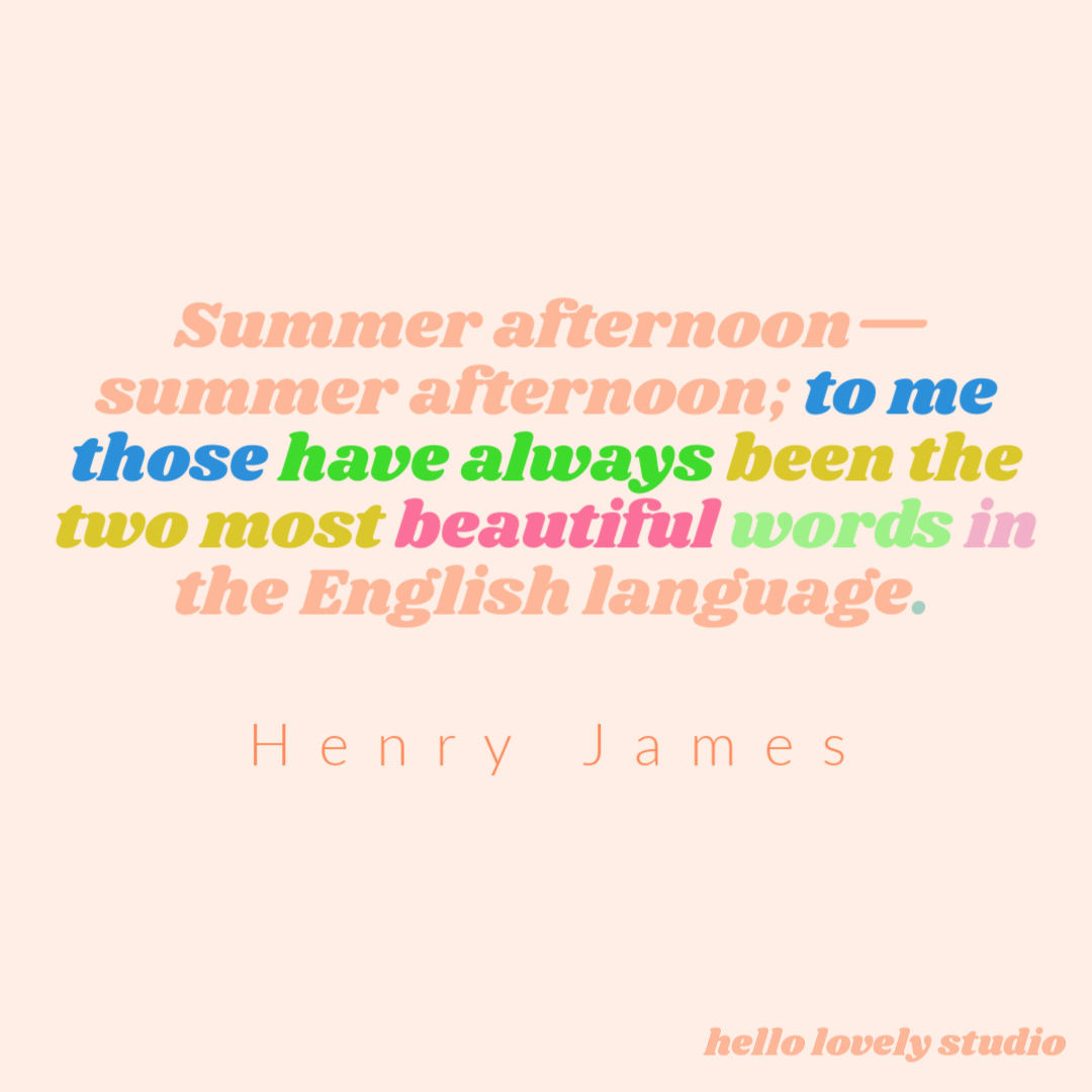 Whimsical and inspirational quote about summer - the sunshine and the magic - hello lovely studio! #hellolovelystudio #summerquotes #quotes #inspirationalquote #whimsicalquote #junequotes #julyquotes