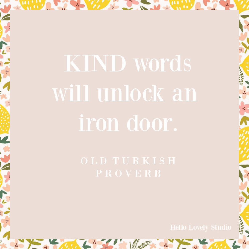 Kindness quote on Hello Lovely. #kindnessquotes