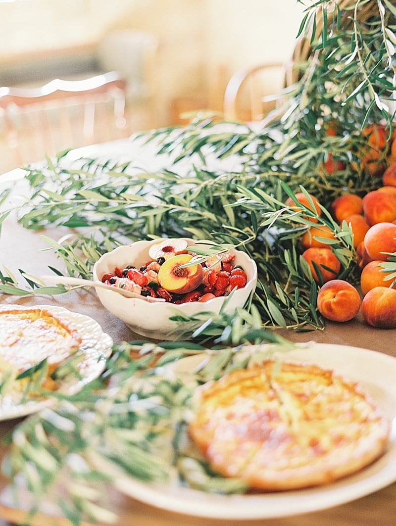 Country French table with set for breakfast at Sunstone. #frenchcountry #tablescape