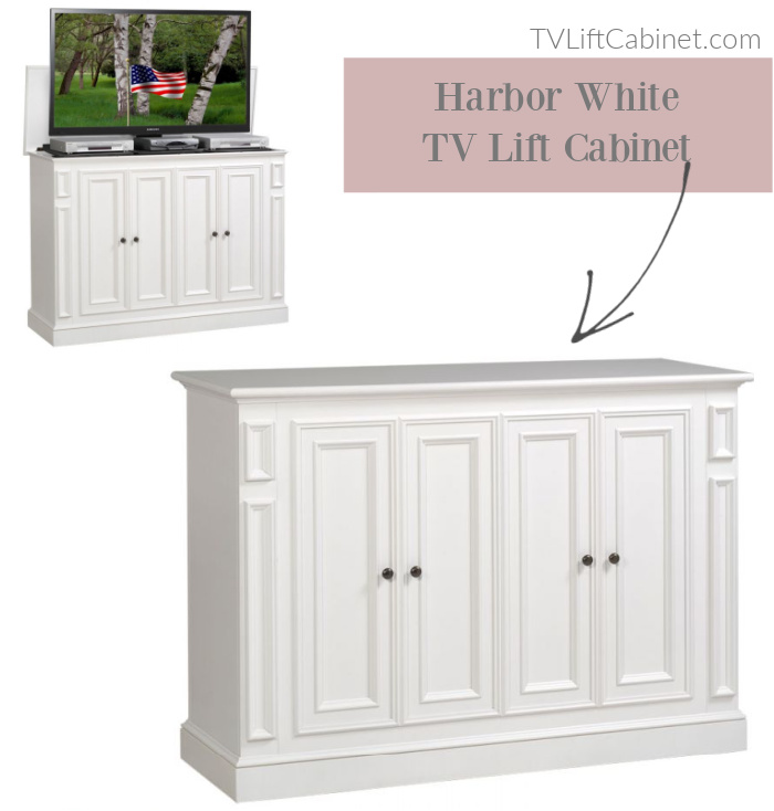 Hide your TV in a beautiful cabinet by TVLiftCabinet.com. #televisions #tvcabinet #tvliftcabinet #tvlift #liftmechanism