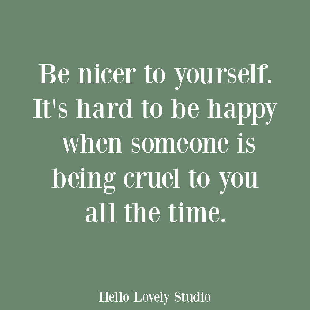 Self-care quote on Hello Lovely. #selfcarequotes #selflove #encouragementquotes