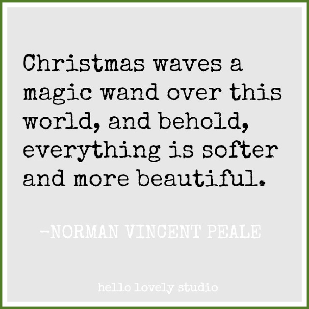 Inspirational quote for the holidays and Christmas. #quotes #christmas #holidayquote