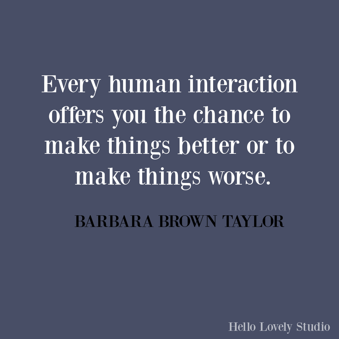 Meaningful Christmas inspirational quote on Hello Lovely from Barbara Brown Taylor. #christmasquote #barbarabrowntaylor #faithquotes