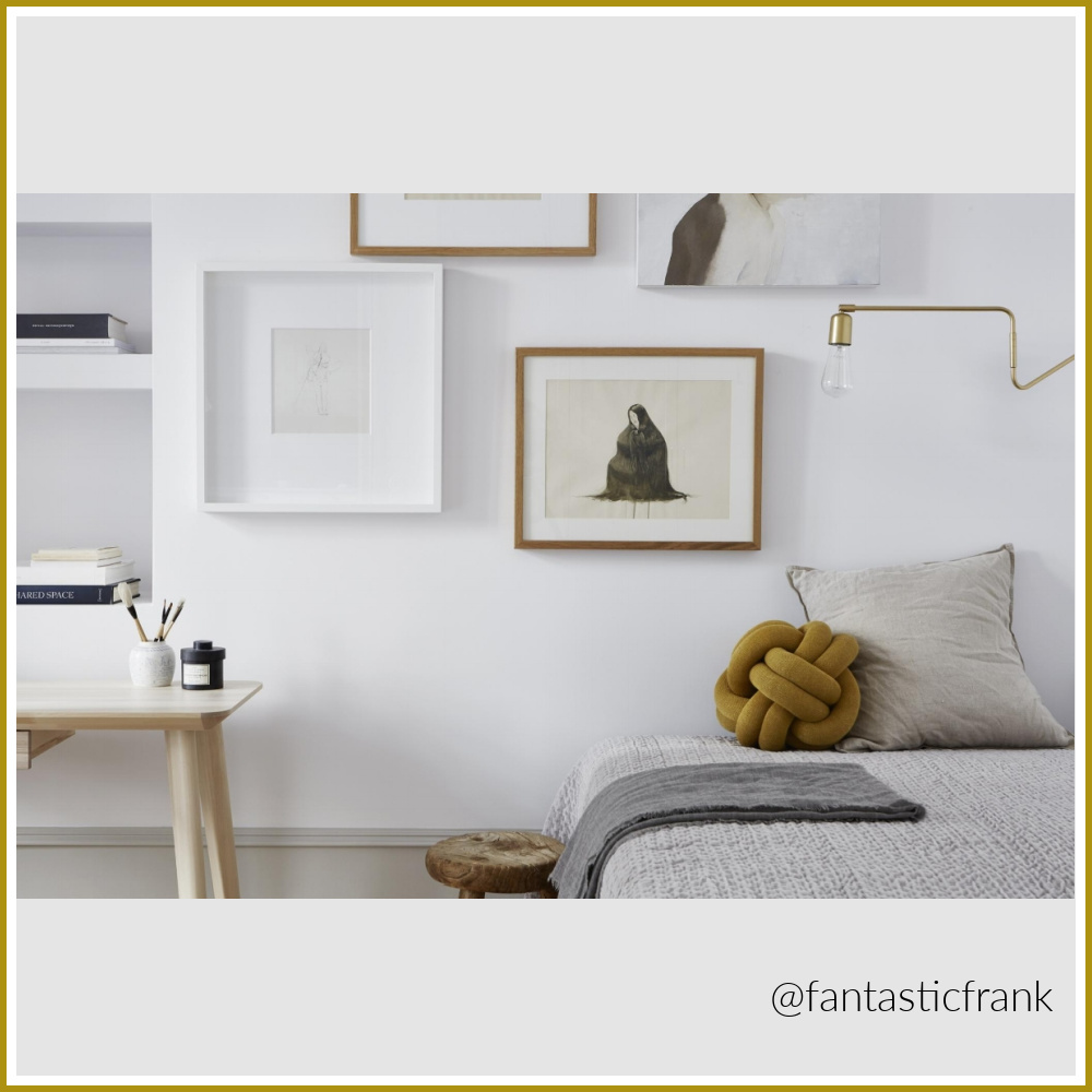 Serene white Stockholm apartment styled by Josefin Haag - Fantastic Frank. #stockholmapartment #minimaldesign #tinyapartment #serenehome