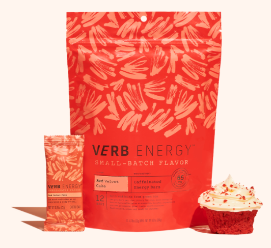 Verb Energy Bars Red Velvet starter kit