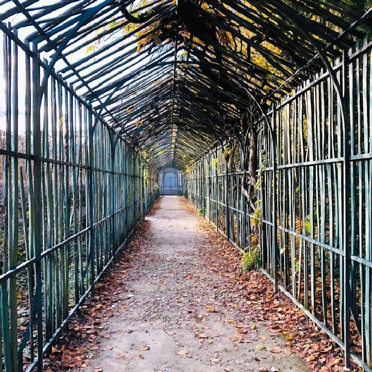 Fallen leaves at Petit Trianon gardens (Versailles) in fall - @qutepoly. #frenchcountry #frenchfall #petittrianon #versailles #autumnleaves