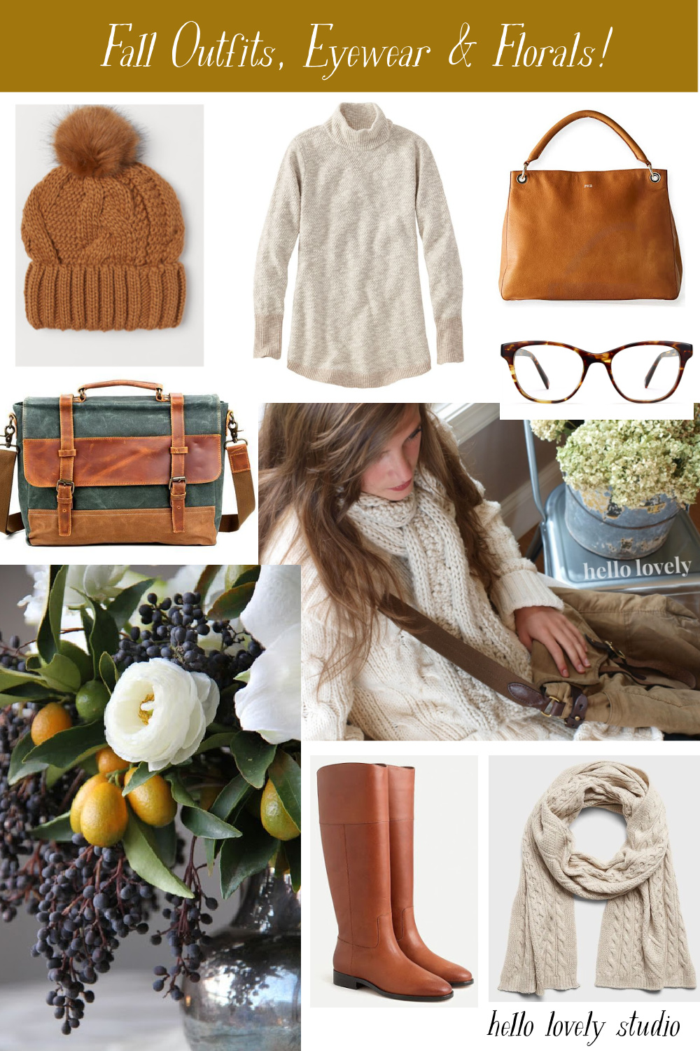 Fall Outfits, Eyewear & Florals - Hello Lovely Studio #fallfashion #fall eyewear #autumnwardrobe