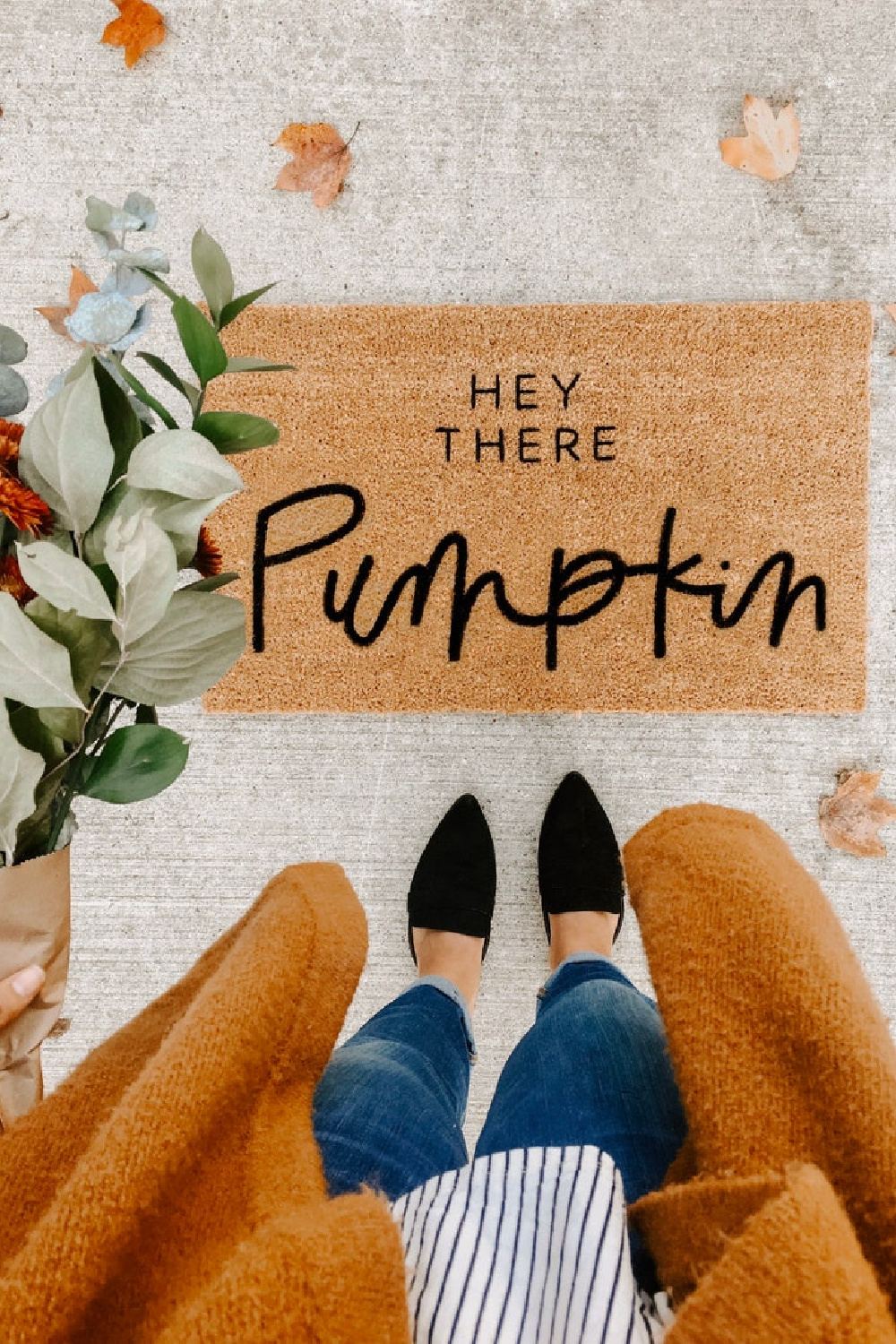 Hey There Pumpkin Door mat