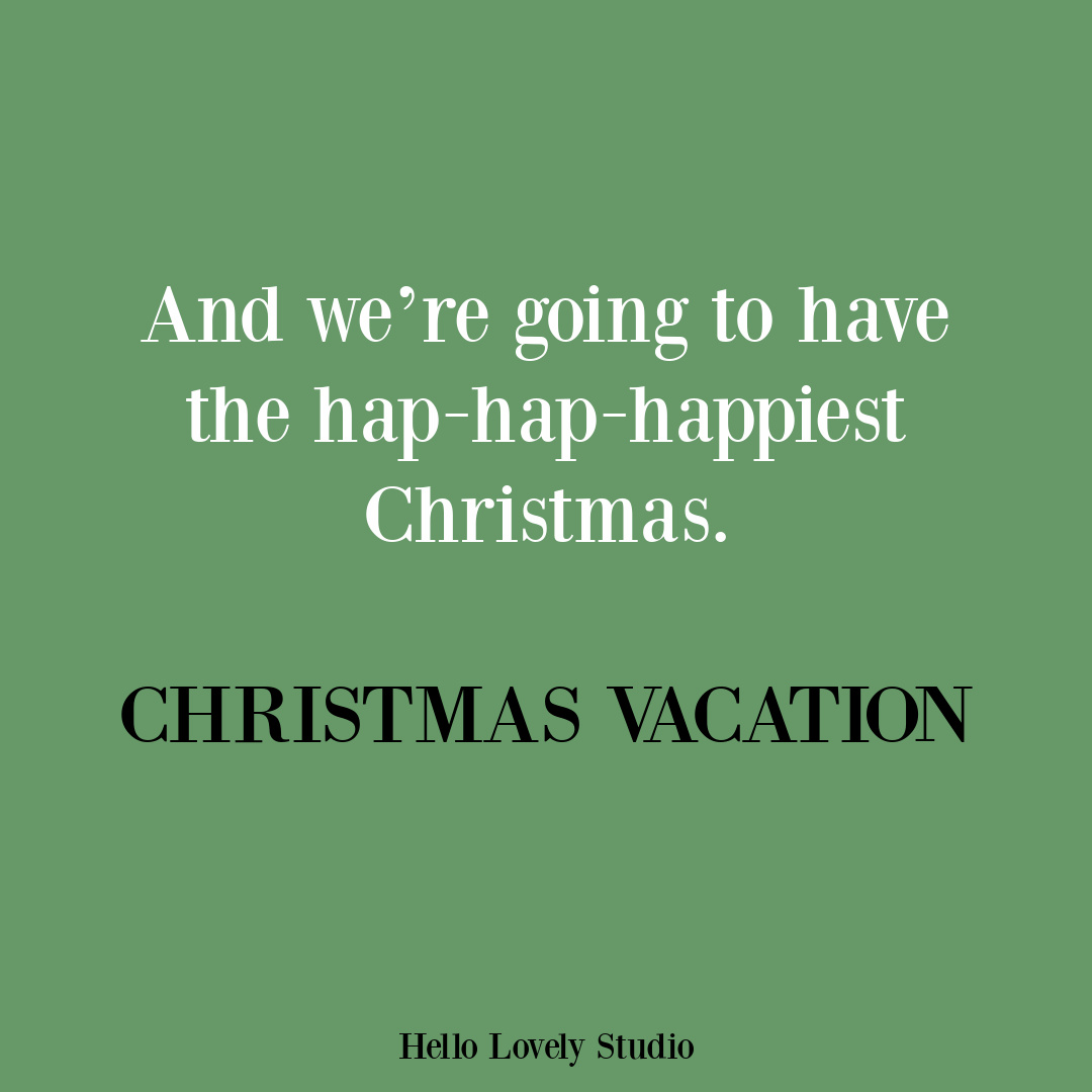 Funny holiday quote from Christmas Vacation Movie - Chevy Chase. #funnyquotes #moviequotes #christmasmovies