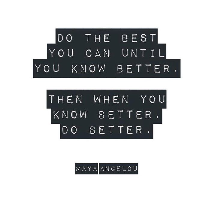 Maya Angelou quote about doing the best you can now. #mayaangelou #personalgrowth #inspirationalquotes #encouragementquotes #spiritualjourney