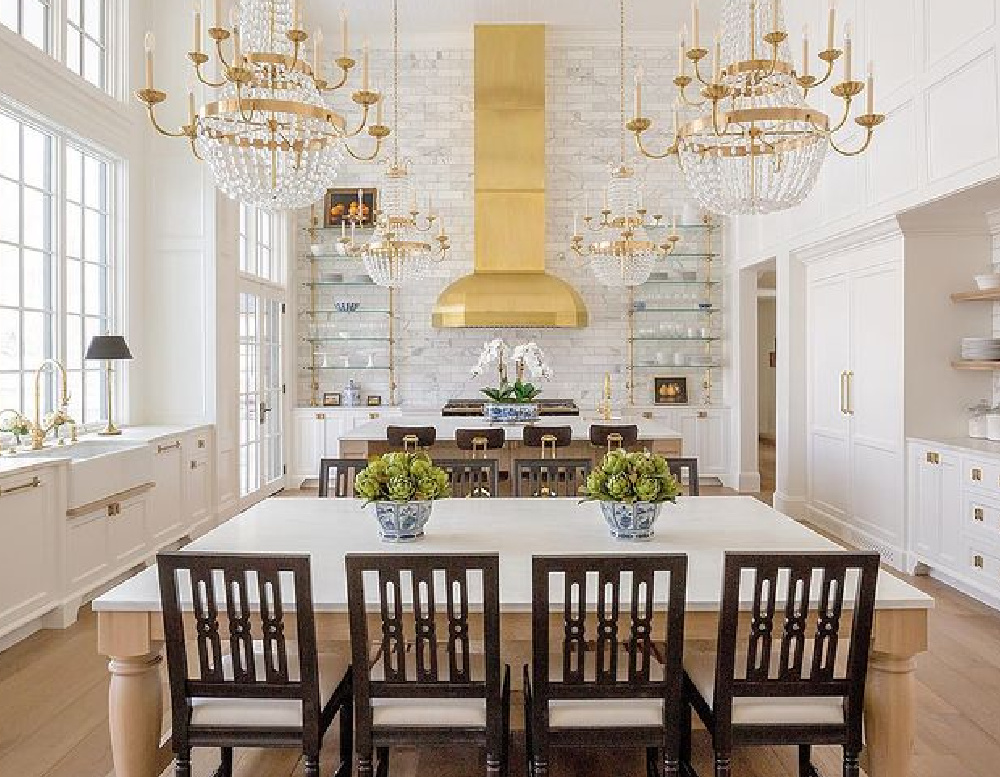 Timeless, tranquil, bespoke traditional style kitchen by The Fox Group. #timelessdesign #kitchendesign #bespokekitchens