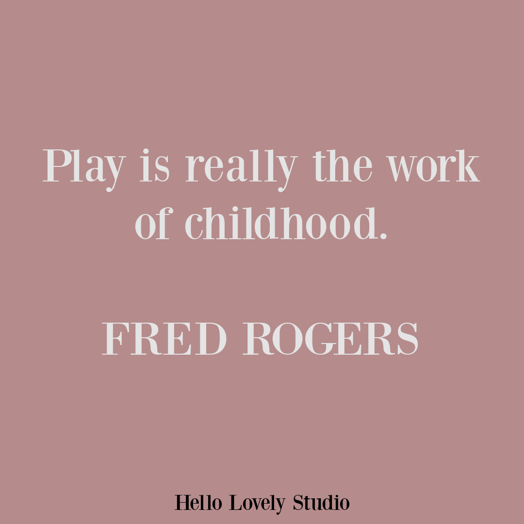 Mister Rogers quote Fred Rogers quotes to inspire on Hello Lovely Studio. #misterrogers #fredrogersquotes