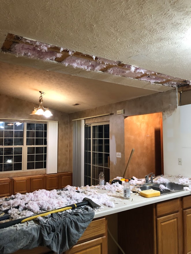 During the renovation of a condo, things often look worse before they get better!