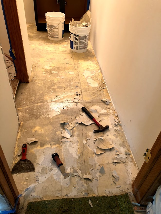 During the renovation of a condo, things often look worse before they get better!