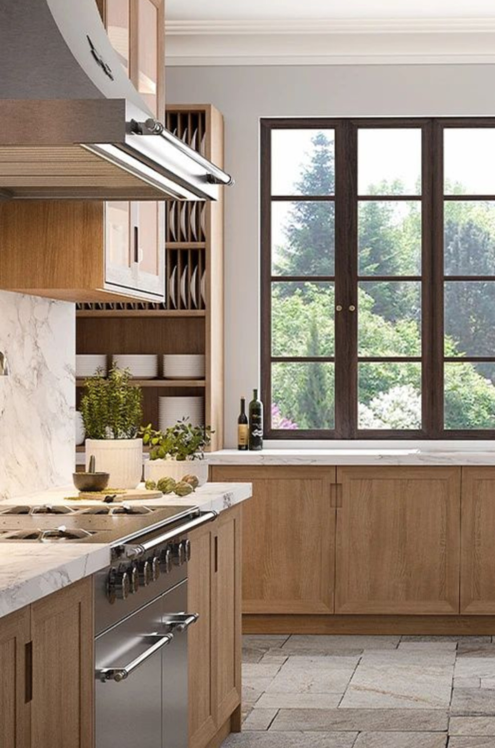 Modern French kitchen by L'atelier Paris with bespoke craftsmanship. #frenchkitchens #modernfrench