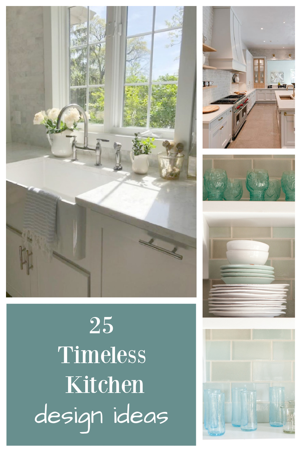 25 timeless kitchen design ideas on Hello Lovely Studio. #kitchendesign #timelessdesign #whitekitchens